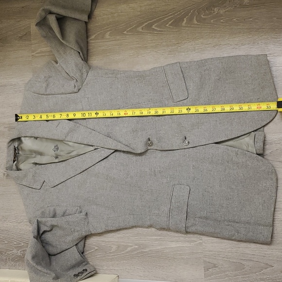 True vintage LEBOW Boyd's Philadelphia mens 100% cashmere blazer size 42 - Picture 15 of 16